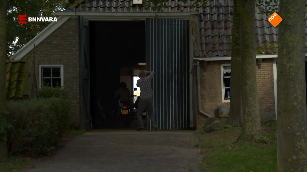 Bloot op de motor