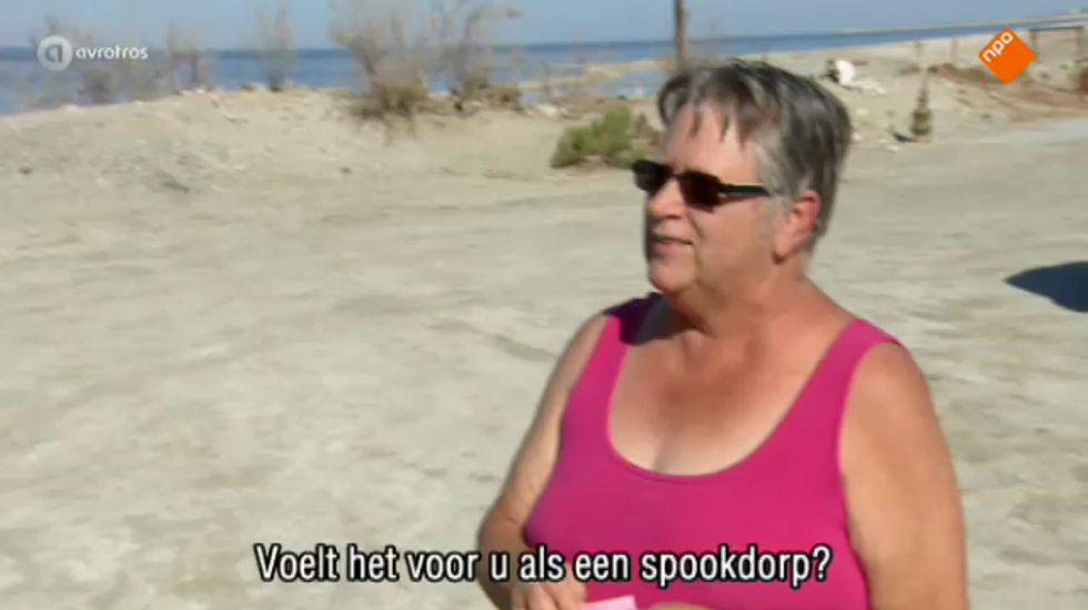 Spookstadje aan de kust