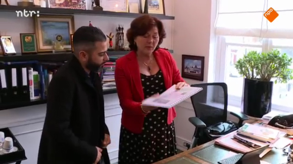 Danny op visite bij de burgemeester