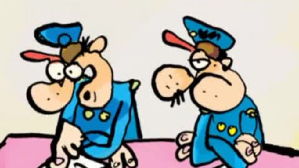 Afbeelding van 'Politieweddenschap' van Hein de Kort (2007)