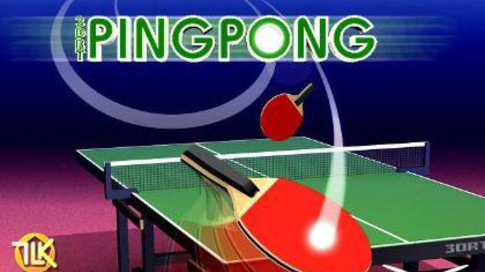 Afbeelding van Yin en Yang spelen pingpong