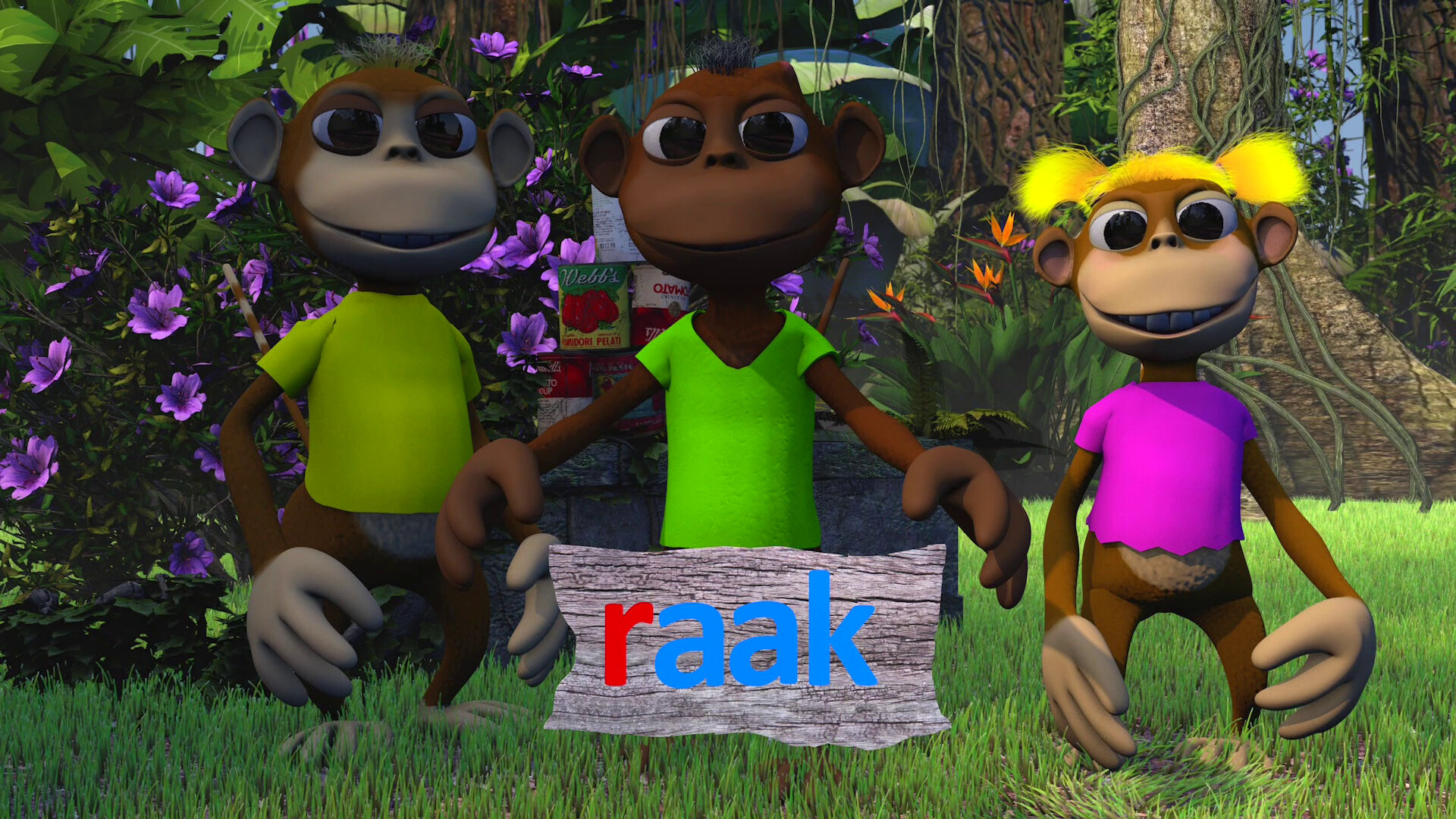Schooltv: Letterjungle - De letter r: raak
