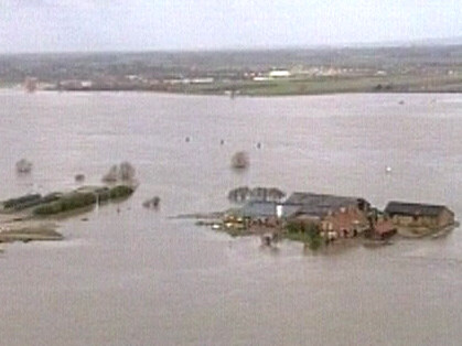 Schooltv: Overstroming van de rivier - Een rivier heeft ...