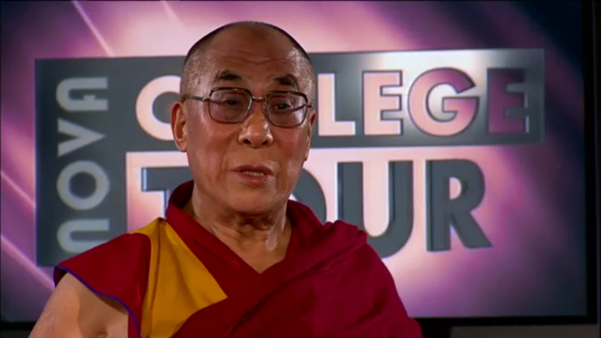 college tour dalai lama