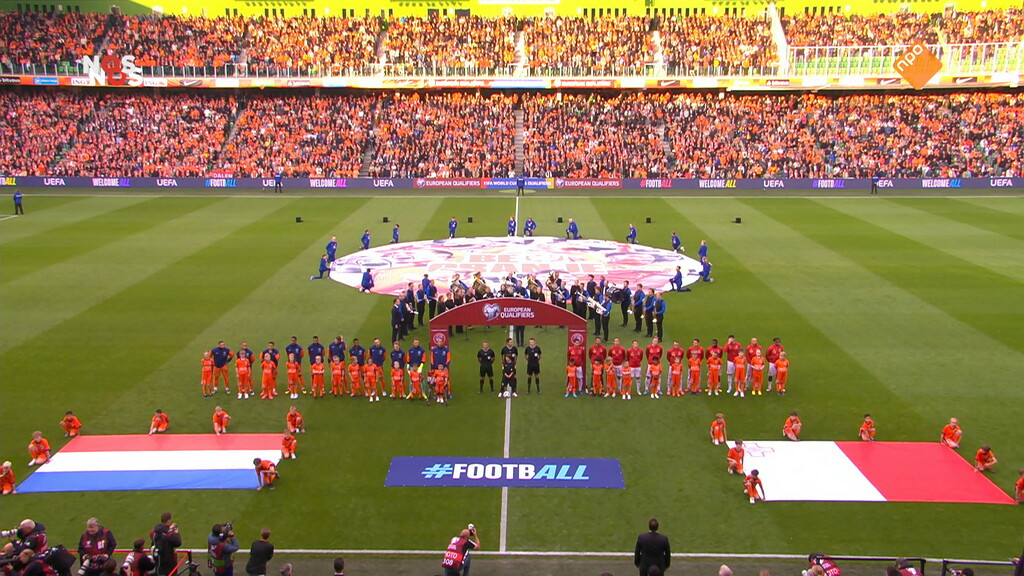 NOS WK-kwalificatie Voetbal Nederland - Malta eerste helft