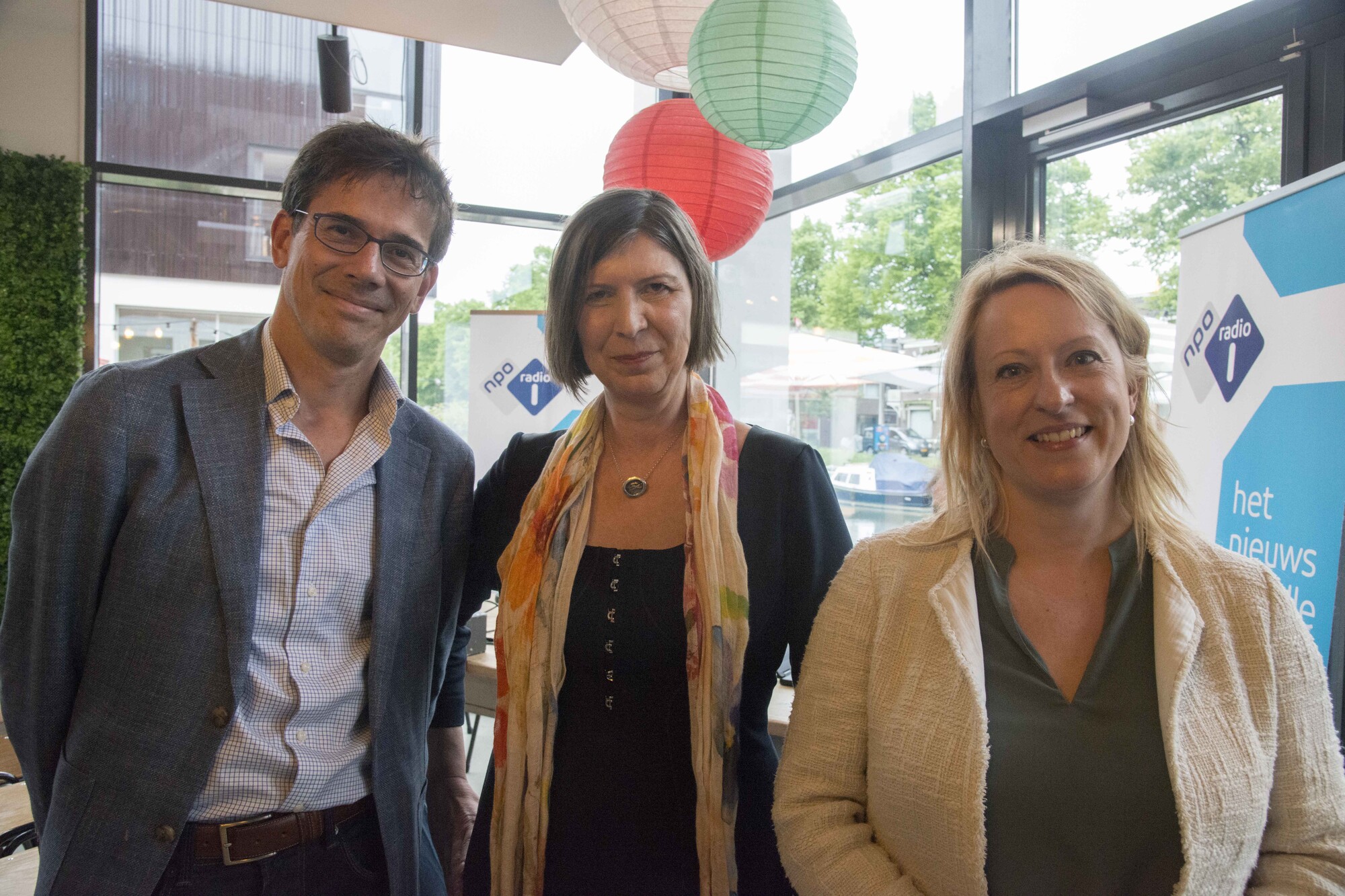 Café Europa: Esther de Lange, Bas Eickhout en Anja Hazenkamp deel 1