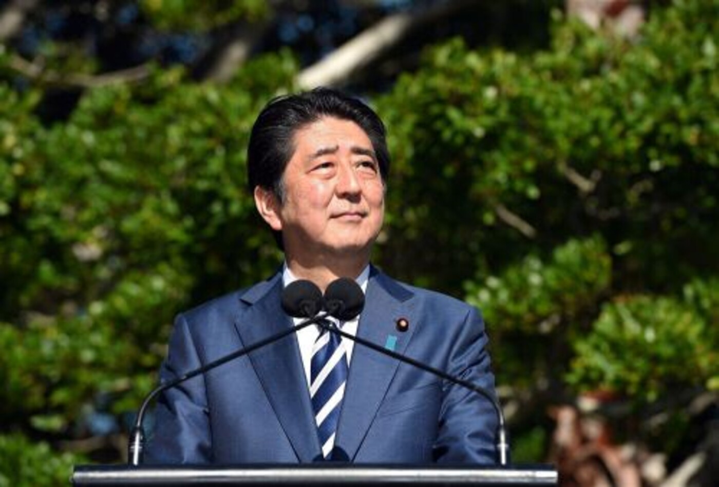 Premier Abe van Japan wil niet weg