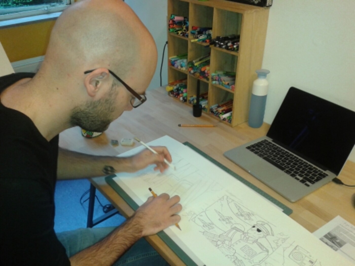 Wereldberoemde illustrator Jasper Rietman