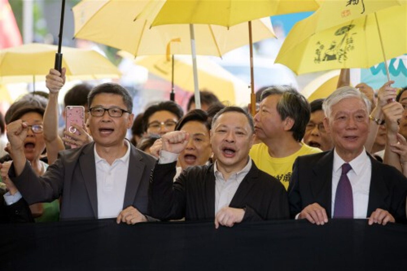 Celstraffen voor protestleiders Occupy Hongkong