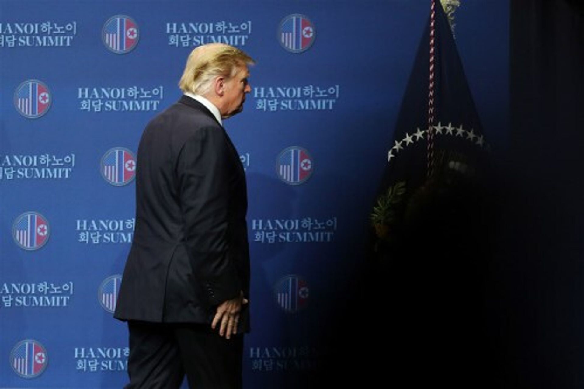 Trump op zoek naar succes