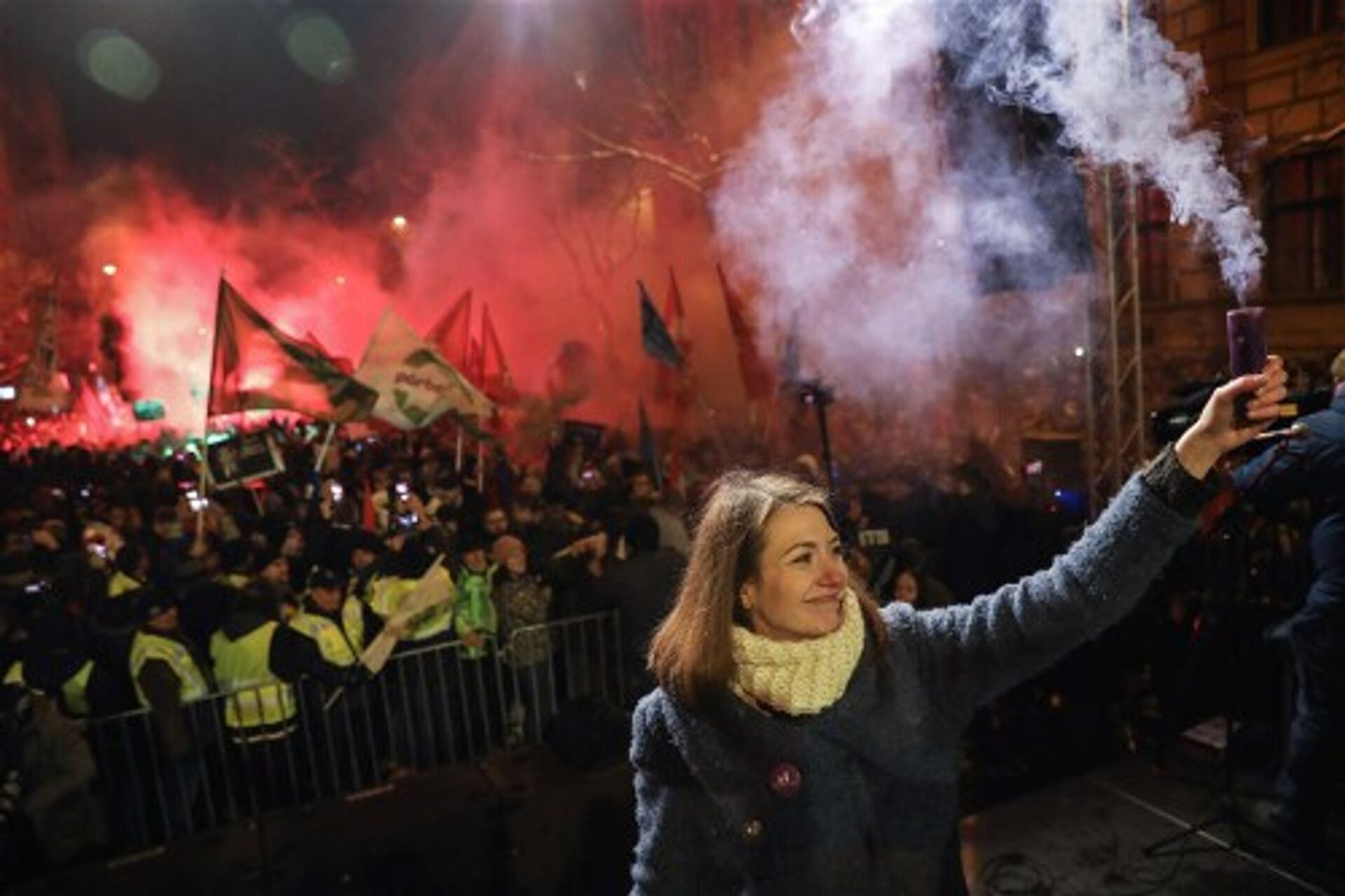 Straatprotesten Hongarije