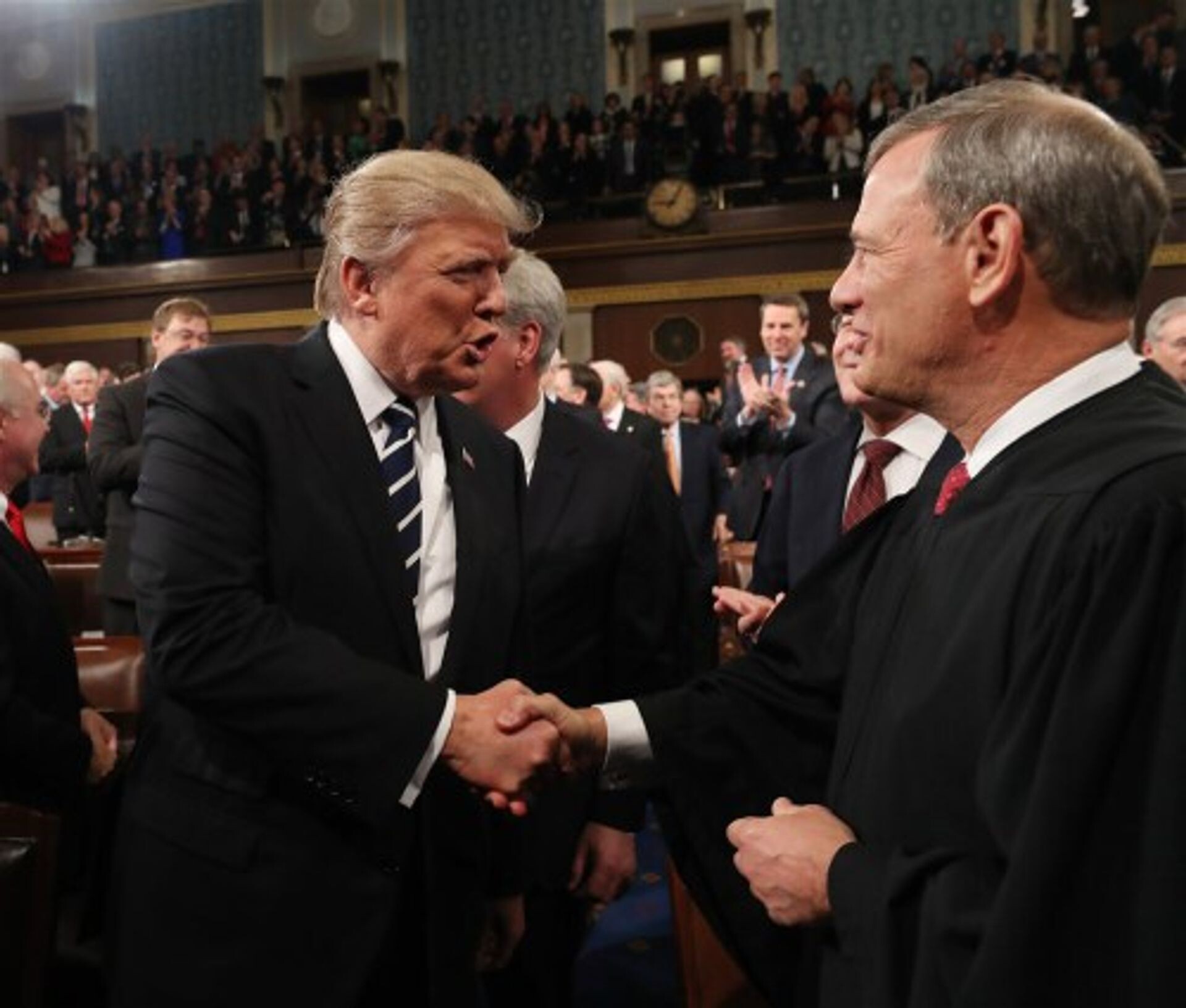 Trump ruziet met hoge rechter