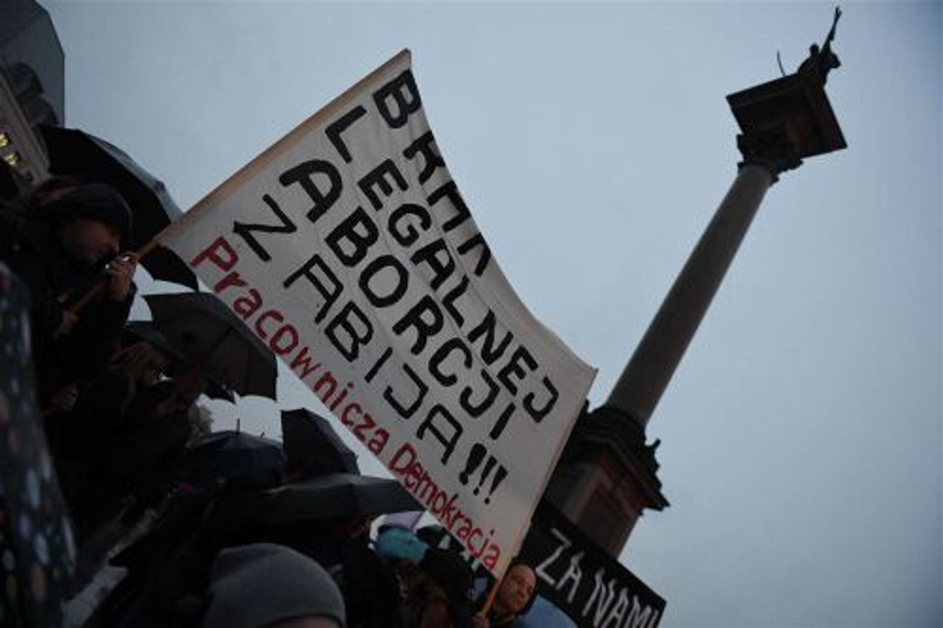 Demonstratie tegen Poolse abortuswet