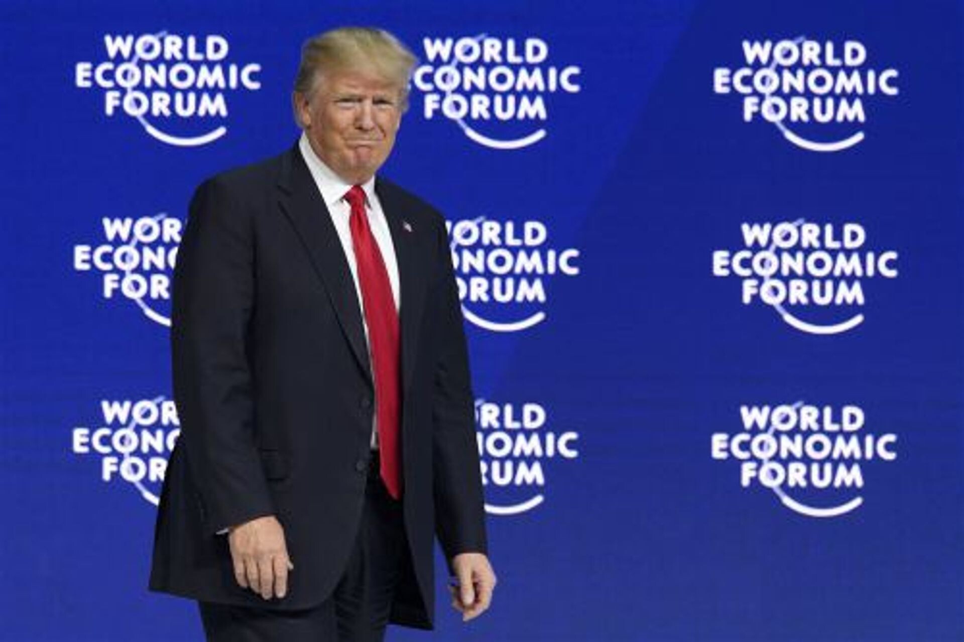 Trump kwam, zag en overwon in Davos