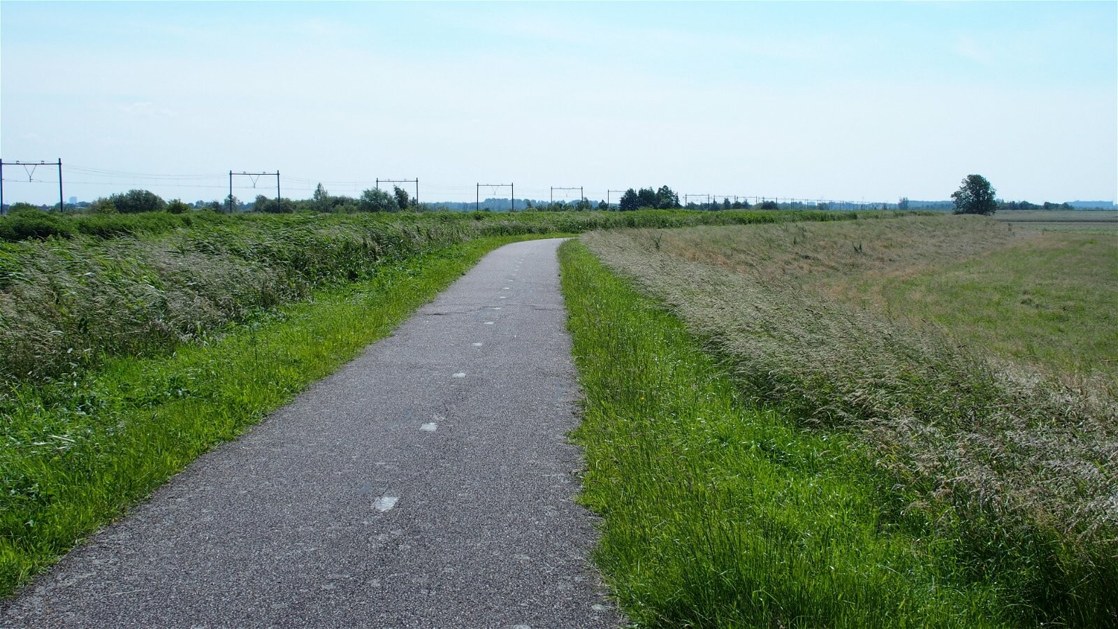 De weg naar het station