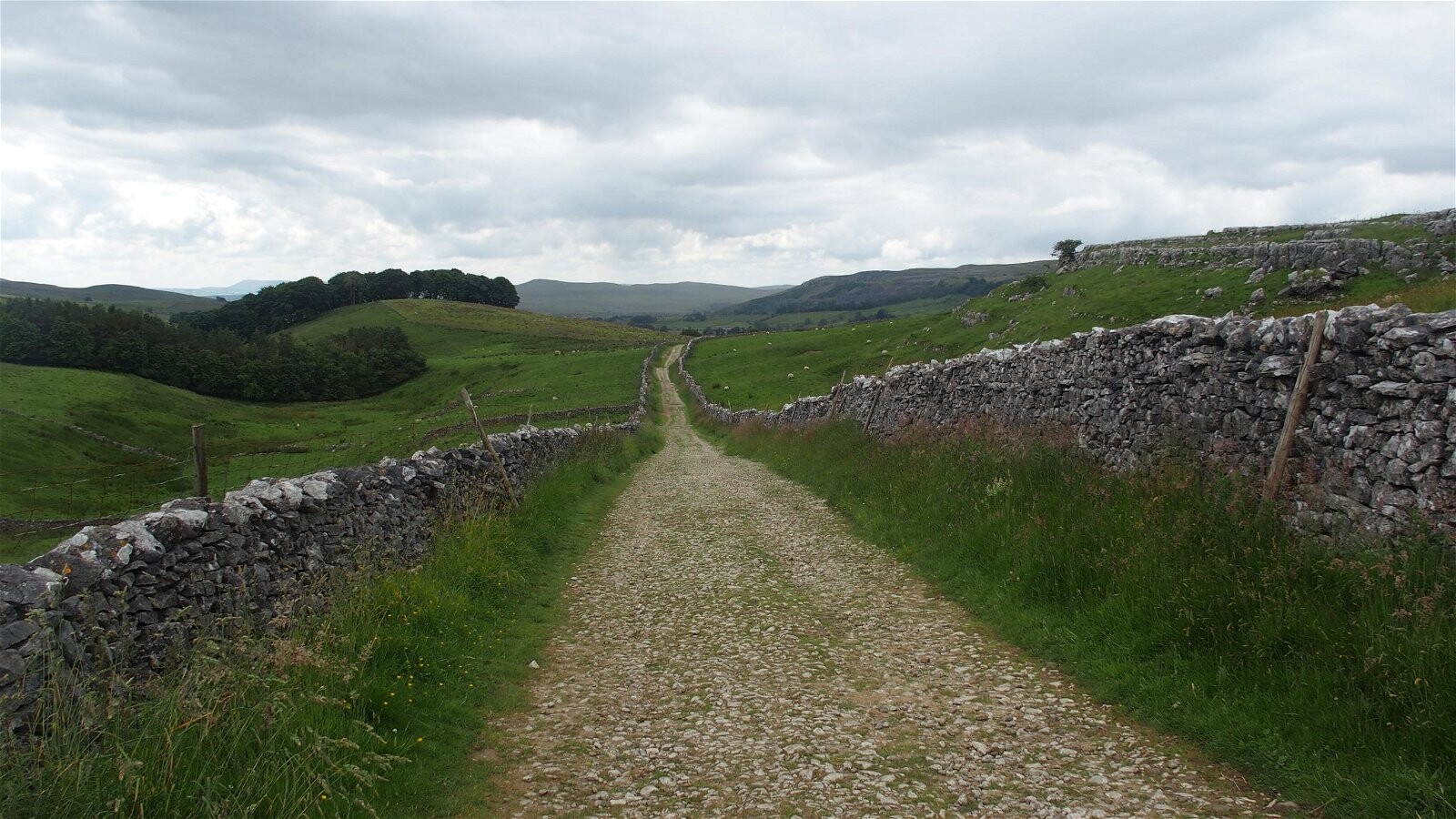 De weg naar Horton-in-Ribblesdale