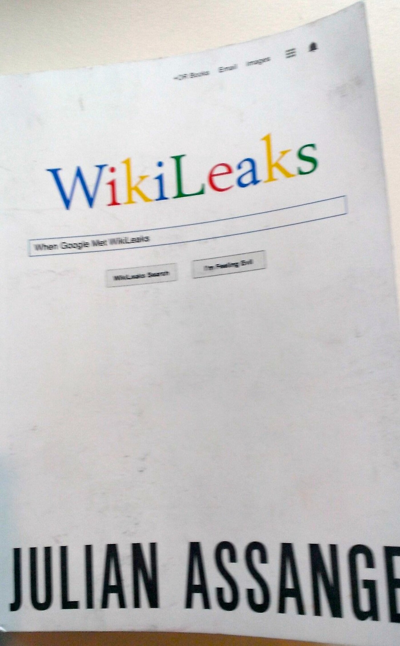 De boeken  - When Google met Wikileaks