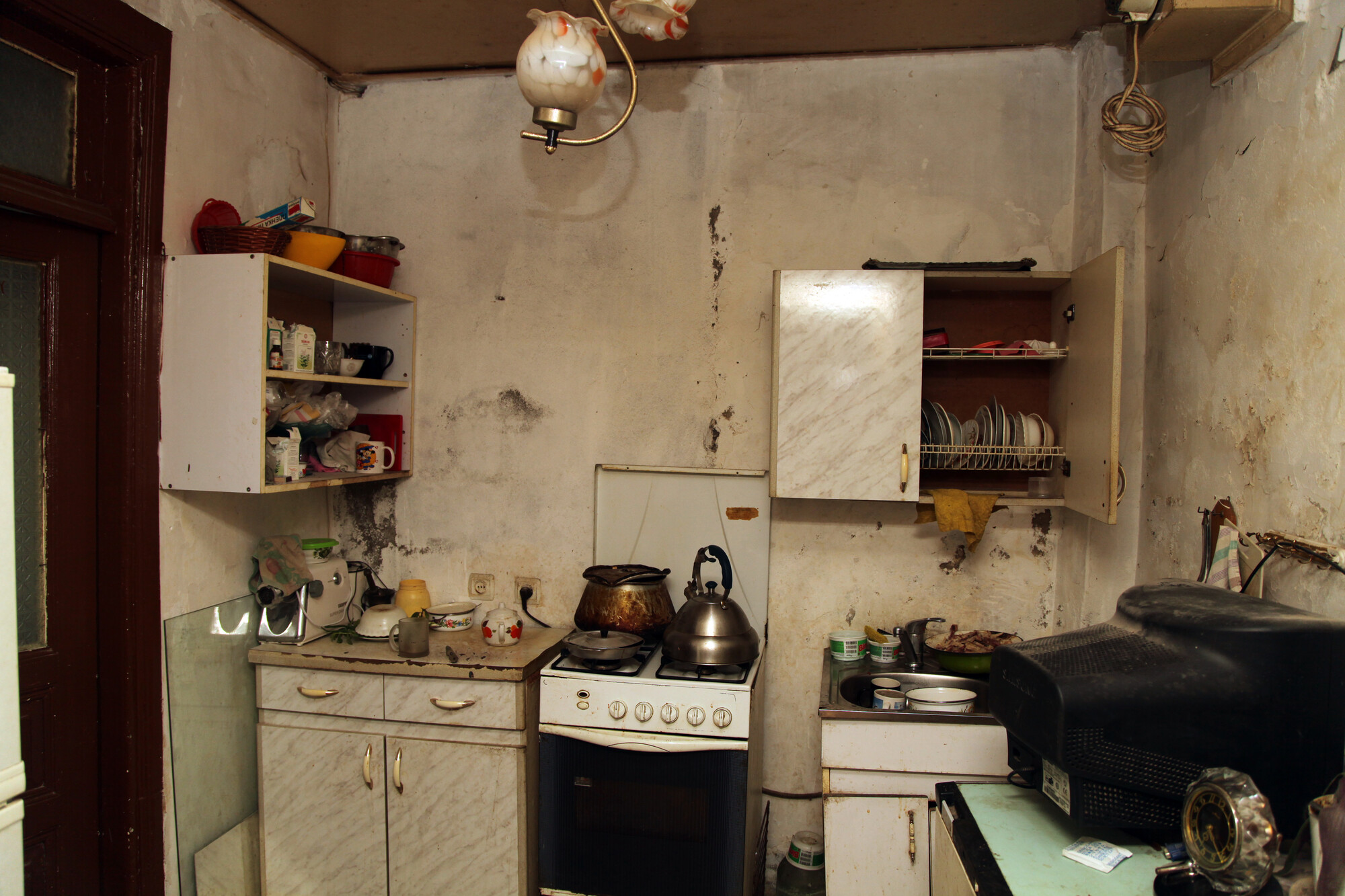 De verlaten appartementen van Baku