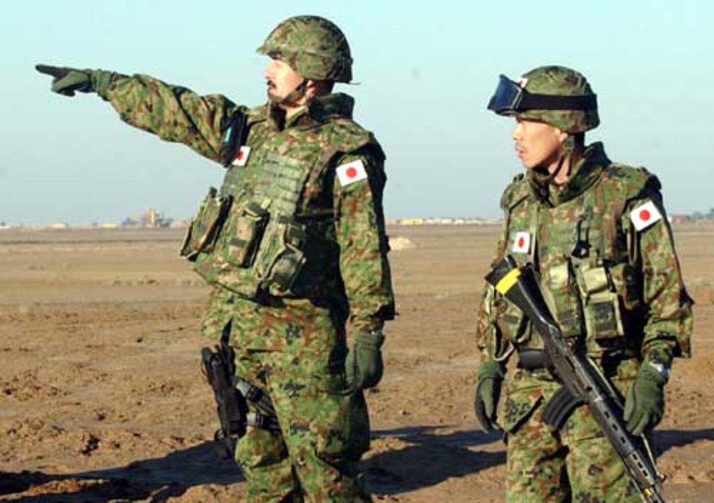 Japan's leger mag buiten grenzen opereren