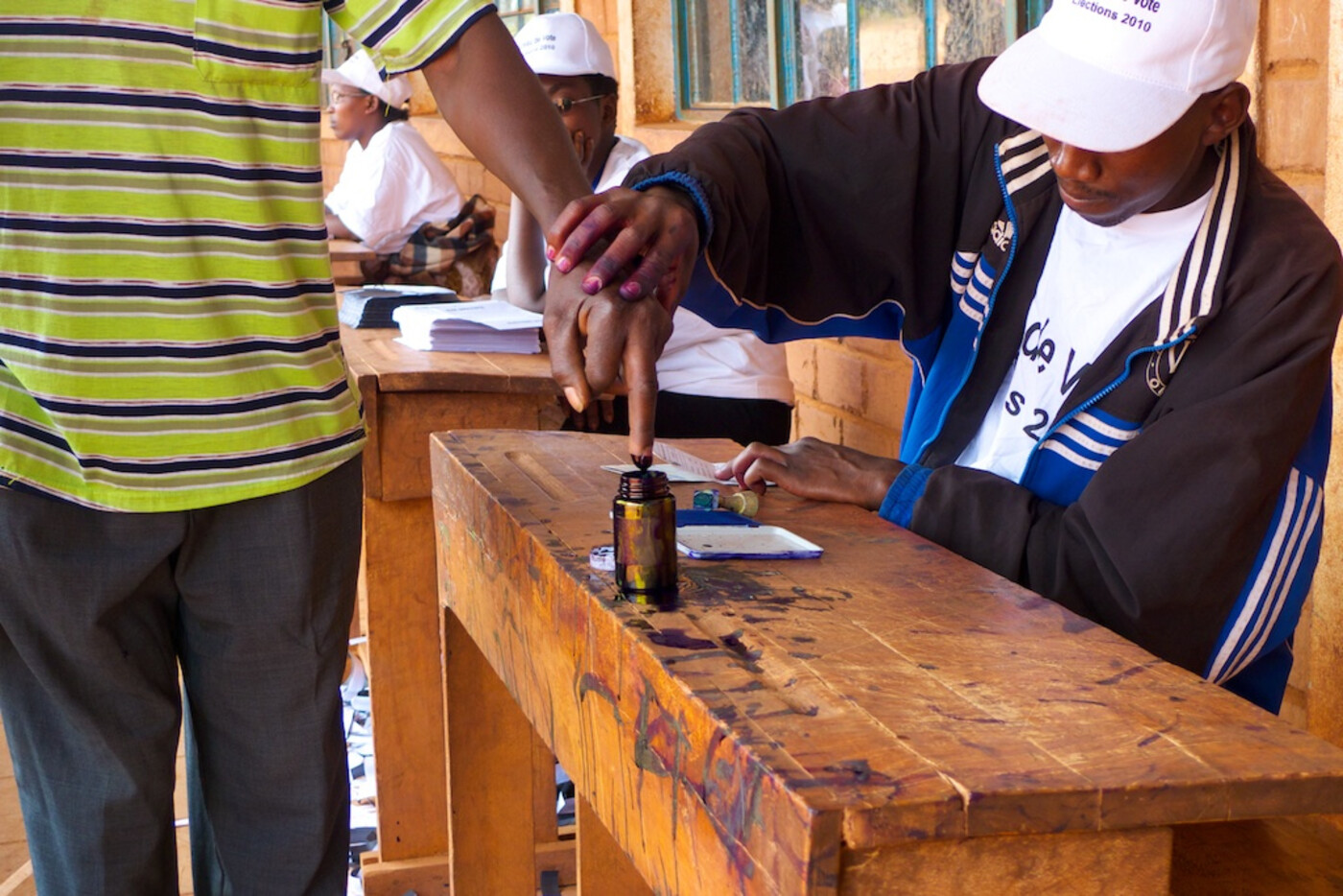Verkiezingsdag in Burundi