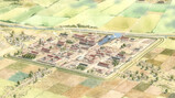 Het ontstaan en de inrichting van Nederland : Romeinse centra en steden