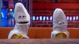 Bert en Bob zitten in alle bananenmoppen
