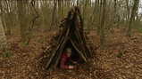 Hoe bouw je een hut in het bos?