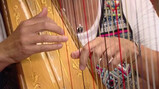 De harp van het Metropole-orkest