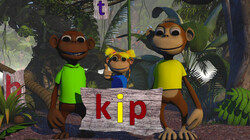 Letterjungle: De letter p: kip
