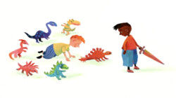 Spelen met dino's: Voorleesverhaaltje uit Sesamstraat
