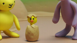 Konijn en Konijntje vinden een ei: Zit er een kuiken in?