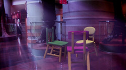 Dansende stoelen in het museum: Stoelen dansen