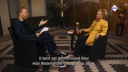 Eva Jinek interviewt Hillary Clinton