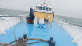 Hollandse Vissers Spanning op zee
