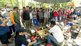 Verkopers in Indonesië