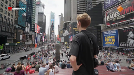 Bram komt aan in New York