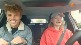 Emma en Ole onderweg naar de efteling