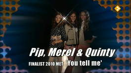 Junior Songfestival - In Da House: Pip, Merel En Quinty