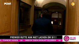 Premier Rutte kan niet lachen om 9/11