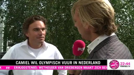 Camiel wil Olympisch vuur in Nederland