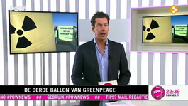 De derde ballon van Greenpeace