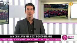 Van der Laan verbiedt demonstratie