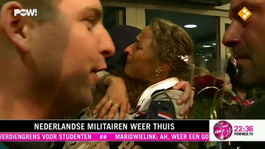 Nederlandse militairen weer thuis