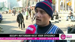 Occupy Rotterdam kiest efficiëntie