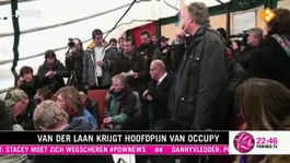 Van der Laan krijgt hoofdpijn van Occupy