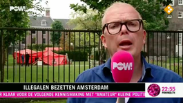 Illegalen bezetten Amsterdam