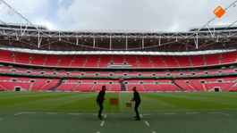 Een balletje trappen in de voetbaltempel Wembley
