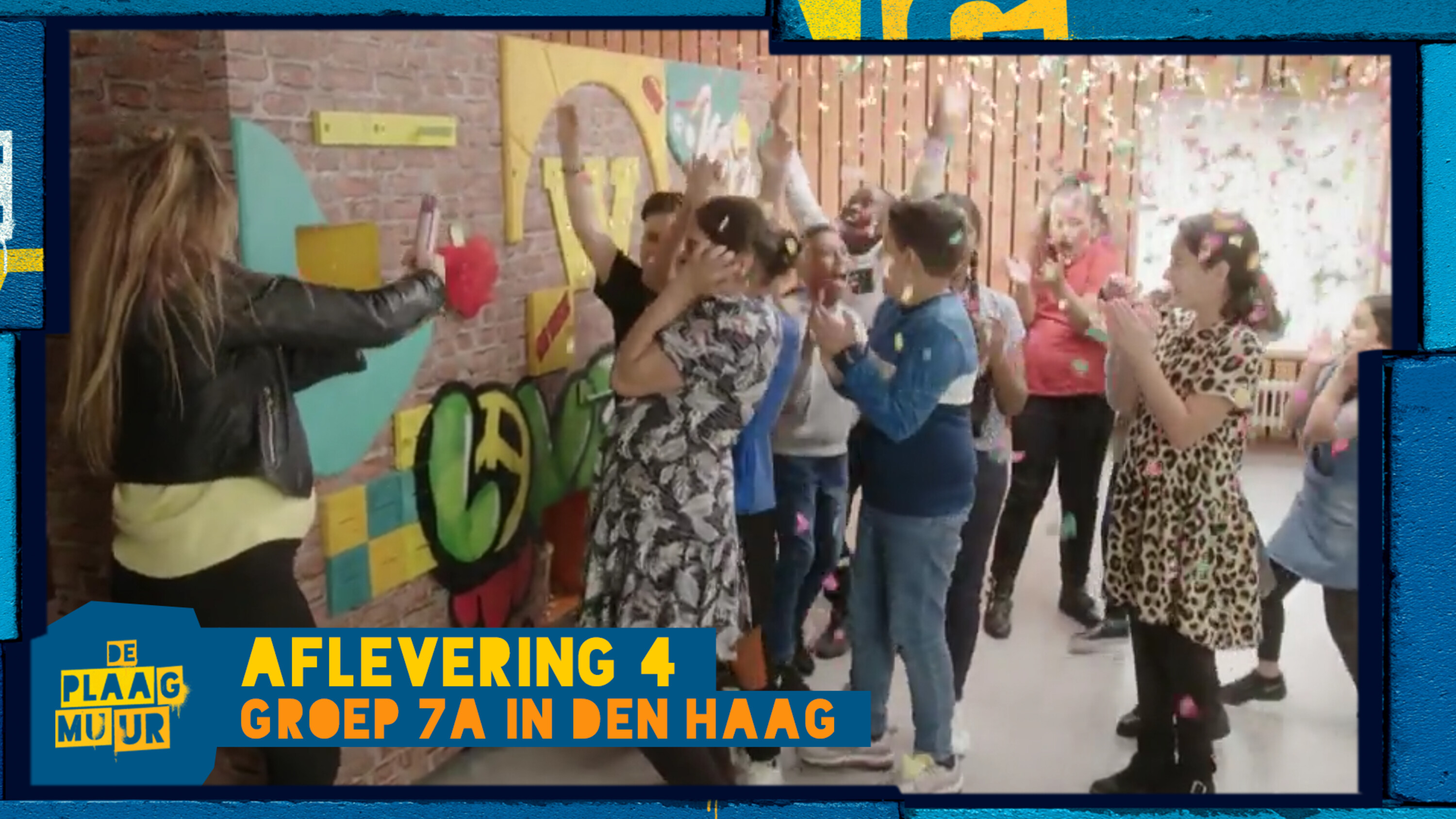 Groep 7A uit Den Haag - De Plaagmuur