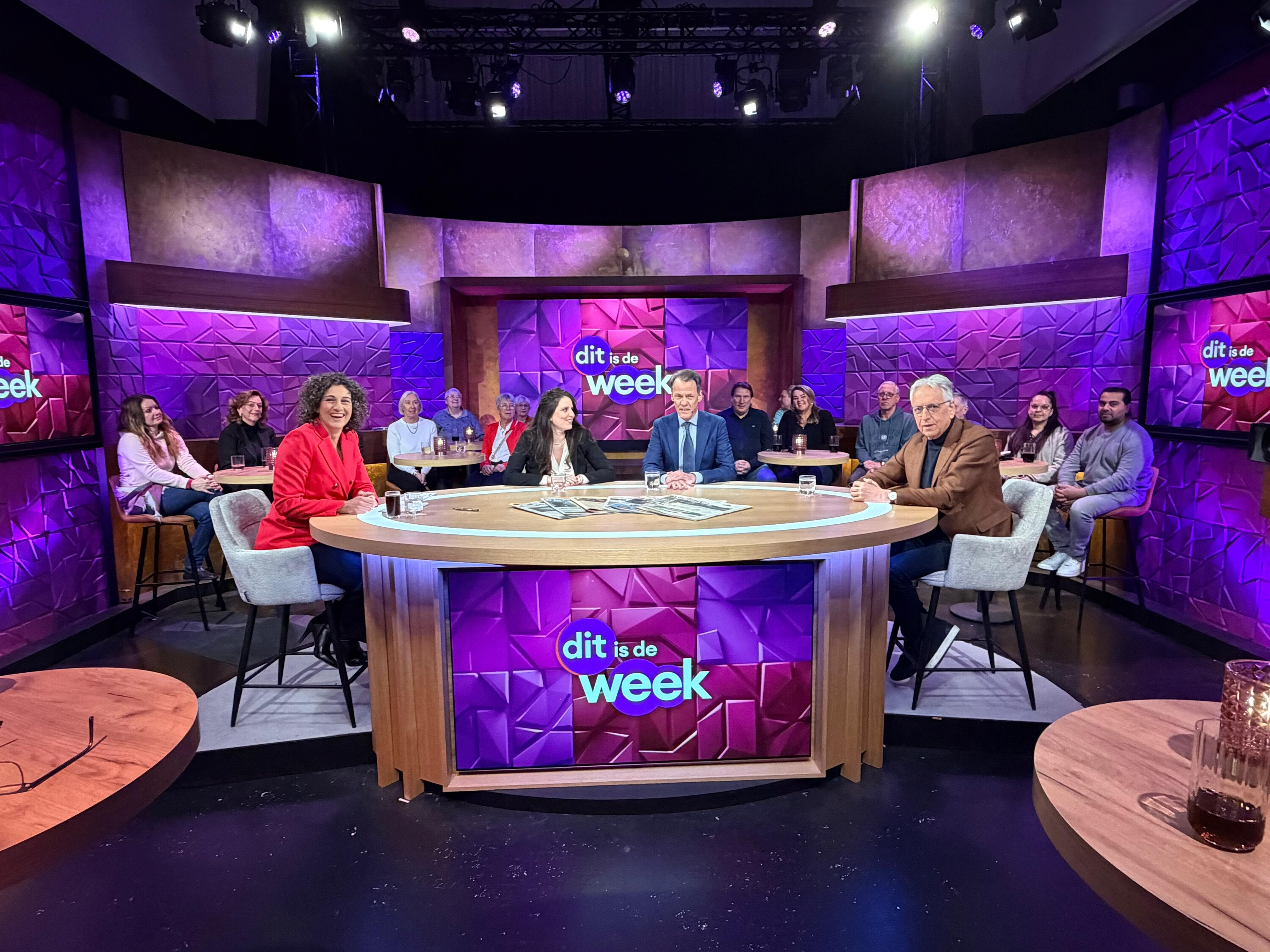 Tijs van den Brink, Andries Knevel en Ronit Palache