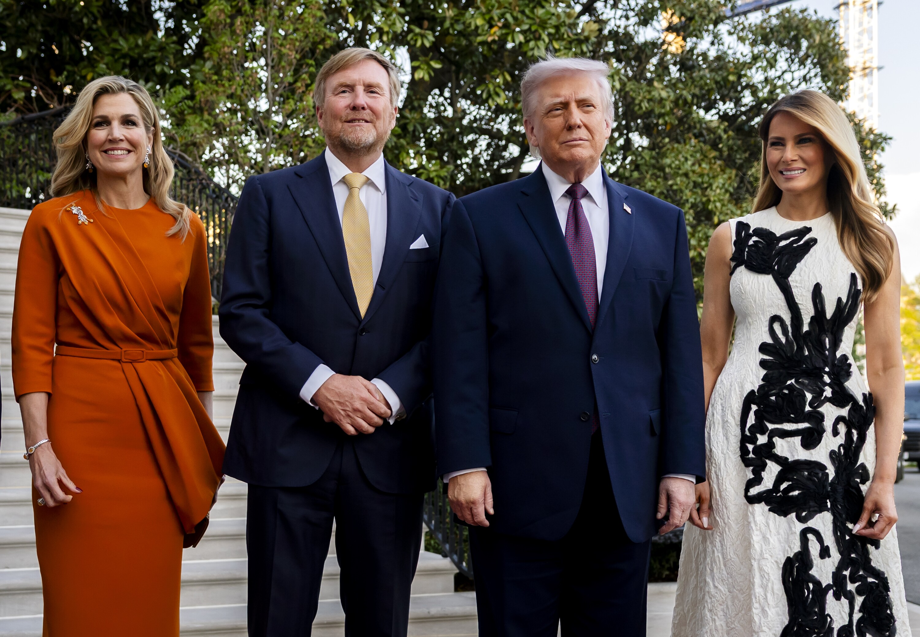 Koning reageert op omstreden ontmoeting met Trump